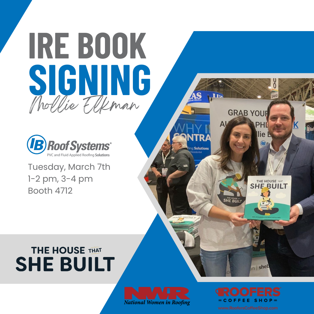 International Roofing Expo Mollie Elkman Book Signing