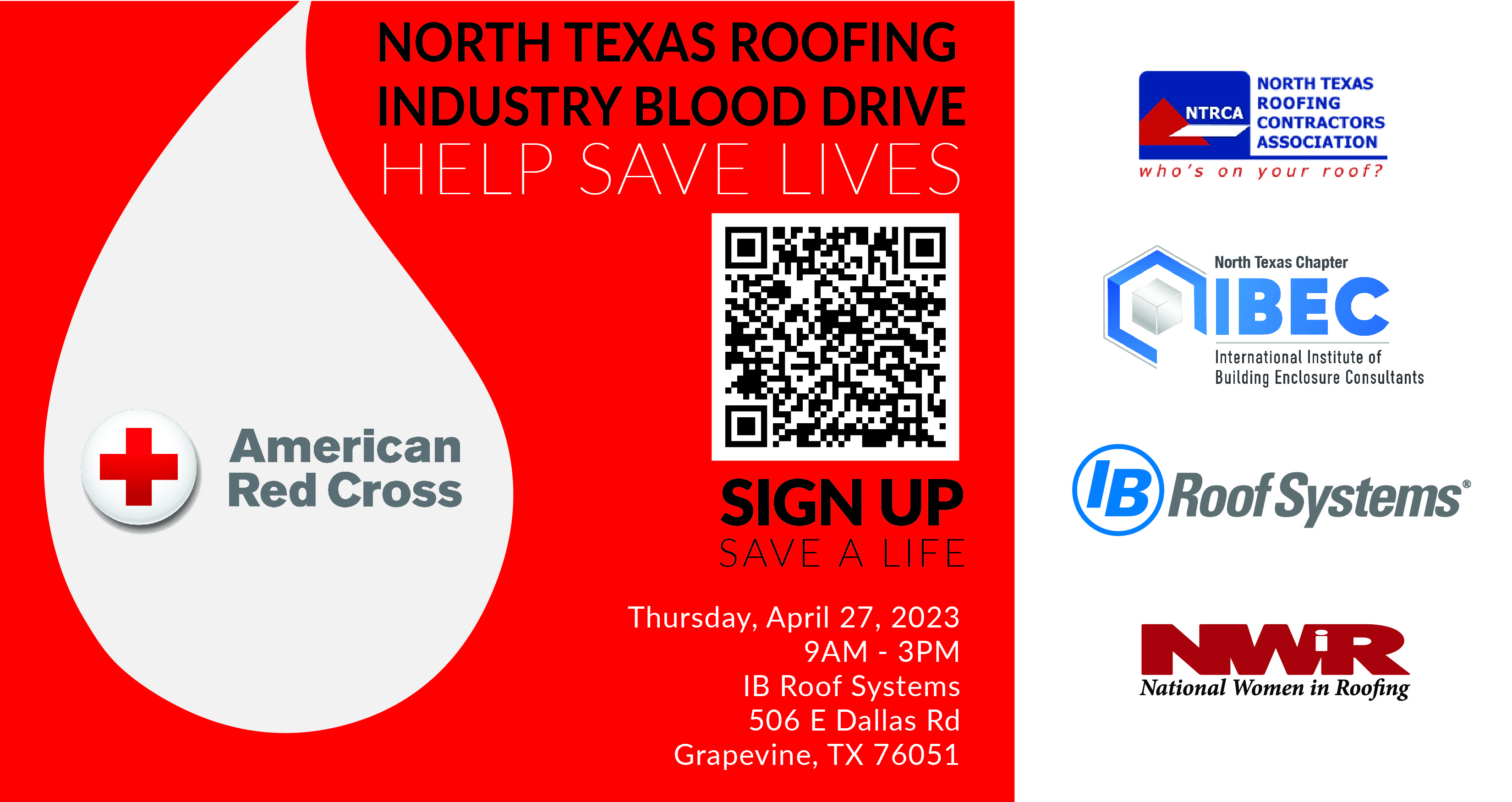 North Texas Roofing Industry Blood Drive