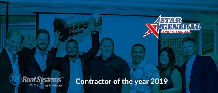 IB Roof Systems™ Names 4 Star General Contracting, Inc. Contractor of the Year