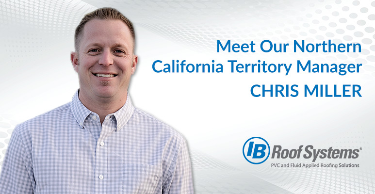 IB is excited to announce Chris Miller as IB Northern California Territory Manager.