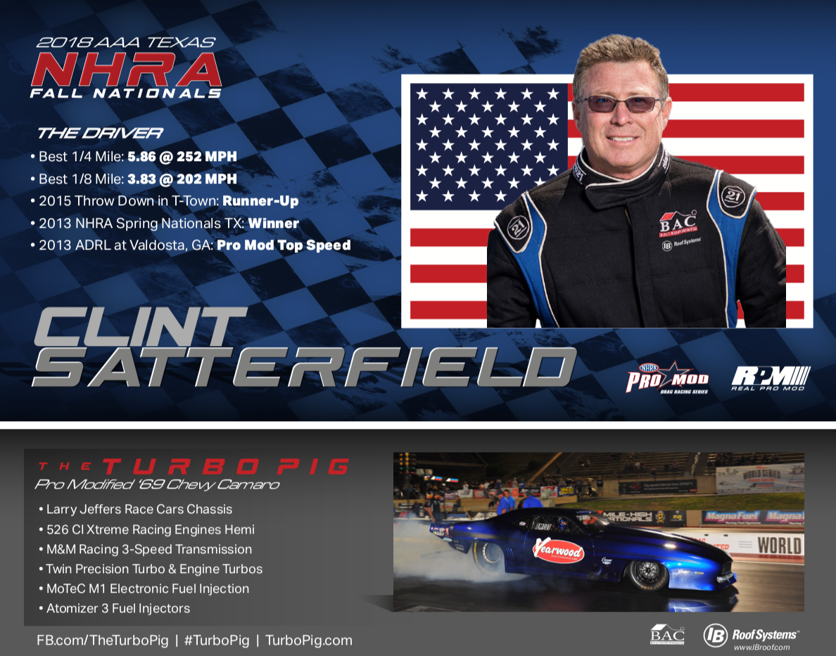 2018 NHRA Nationals - with Clint Satterfield