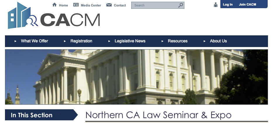 CACM NORTHERN CALIFORNIA LAW SEMINAR & EXPO