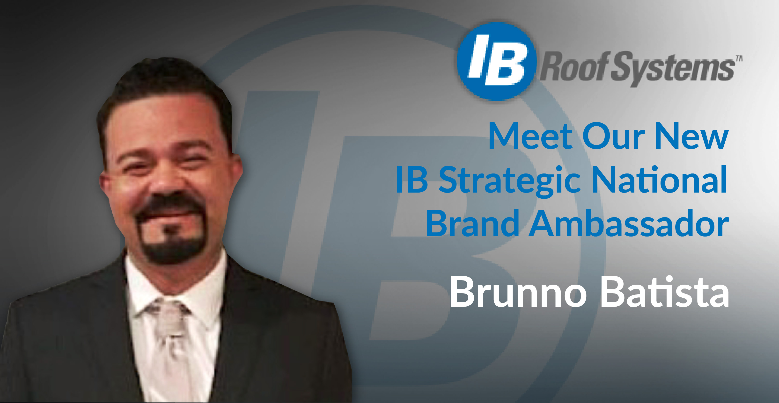 Welcome Brunno to Team IB!