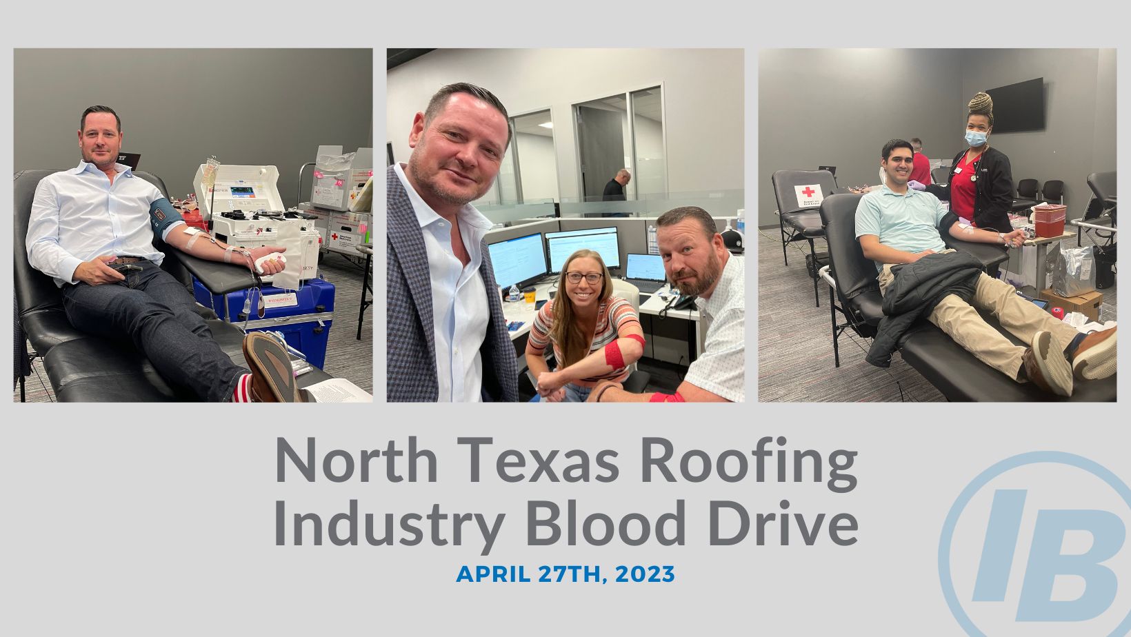 North Texas Roofing Industry Blood Drive Event
